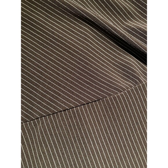 Lane Bryant Pinstripe Blouse Black & Blue Corpcore Business Casual Size 26/28 - Picture 4 of 5